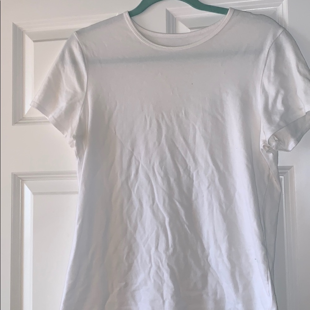 Calvin Klein Basic White Short-Sleeve Shirt